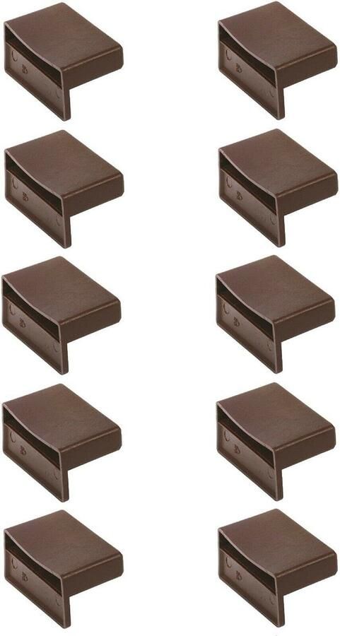 Senza Marchio cyclingcolors 10 x lattenhouder kaphouder lattenbodem 55 mm kunststof flexibel bed bruin