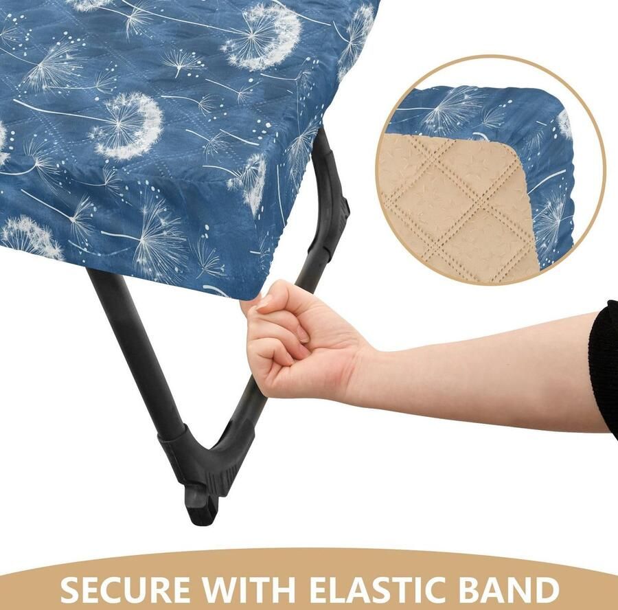 Senza Marchio Dandelion Glory Blue Kids Reislaken Wasbaar Kinderbedlaken voor Peuter Vloer Bed voor Kinderen Baby Slapen 100 x 50 cm (Laken Bed Niet Inbegrepen)