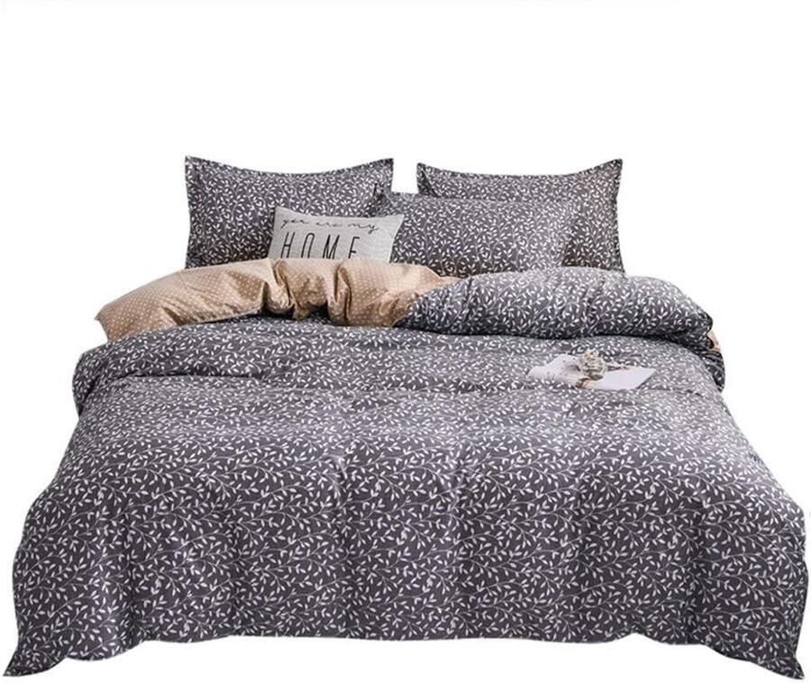 Senza Marchio Dekbedovertrek Set beddengoed Set 3 Stuk Morbuy Bloemen Eenvoudige Print Dekbedovertrek Set voor Jongens Meisjes Dubbele Koning Eenpersoonsbed met 1 x Quilt Case2 Kussenslopen