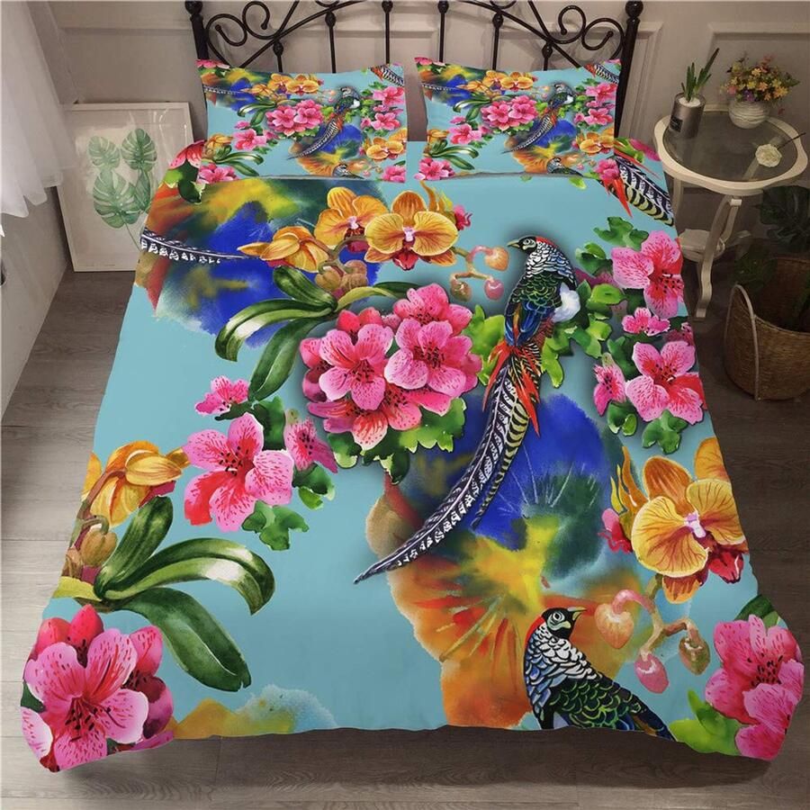 Senza Marchio Dekbedovertrek Set voor 1 tweepersoonsbed Super King size bed Morbuy 3D Bloemen afdrukken Zachte Comfortabele Microvezel Bedding Quilt Cover Sets met Kussenslopen