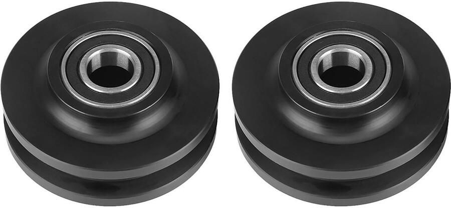 Senza Marchio DEWIN Schuurpoort wielen schuifschuifdeur kast hardware roller kast venster katrol gebruiken 2 stuks