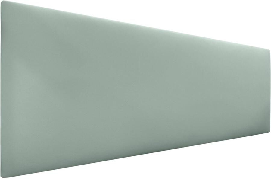 Senza Marchio DHOME Aqualine hoofdeinde van kunstleer of stof effen hoofdeinde gevoerd luxe bed (kunstleer aquamarijn 160 cm bedden 150 160)