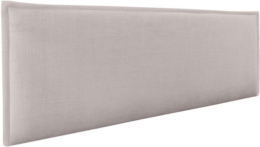 Senza Marchio DHOME effen hoofdeinde van natuurlijk linnen met biezen voor bed slaapkamer modern trending (beige 160 cm (voor bedden van 150 160 cm))