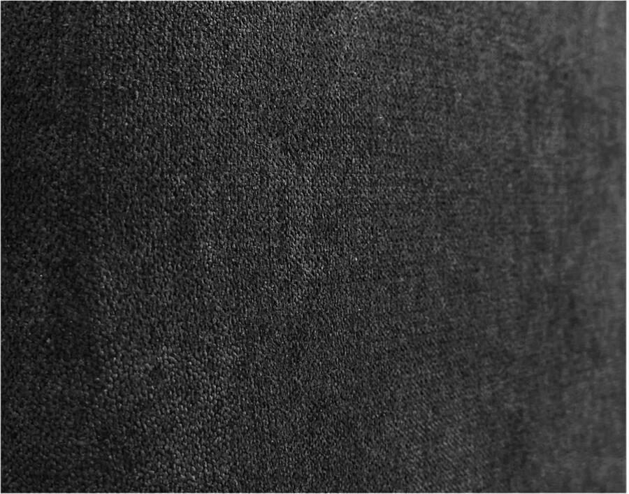 Senza Marchio DHOME Hoofdbord van kunstleer of effen Aqualine-stof luxe bekleed hoofdeinde voor bed zwarte stof 145 cm voor bedden van 120 135 140 cm