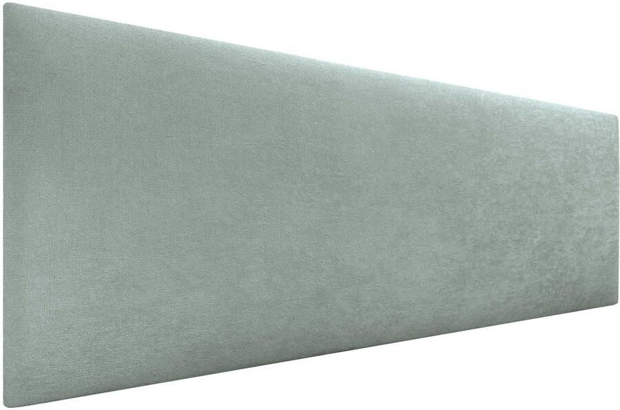 Senza Marchio DHOME Hoofdbord van kunstleer of effen Aqualine-stof luxe bekleed hoofdeinde voor bed aquagroene stof 160 cm voor bedden van 150 160 cm