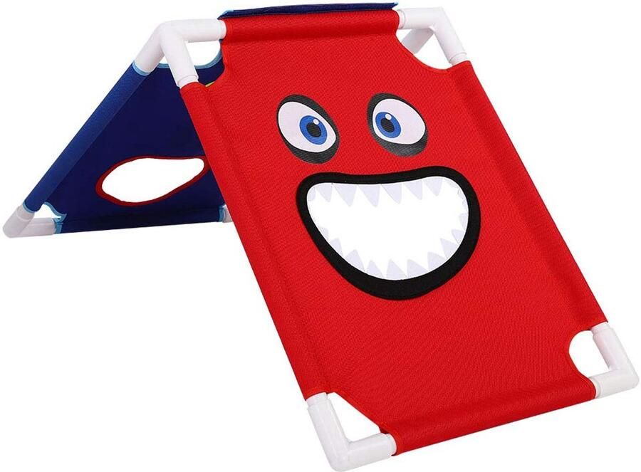 Senza Marchio Draagbare zitzak Toss Cornhole speelbord Set van 1 bord en 6 zitzakken