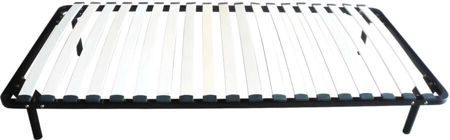 Senza Marchio DREAMEA Lattenbodem ErgoOpti standaard met poten 90x190cm zwart