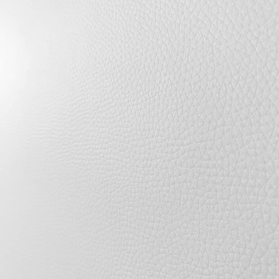 Senza Marchio DUÉRMETE ONLINE Hoofdeinde Wenen gevoerd hoogwaardige bekleding van hoogwaardig kunstleer inclusief beslag en schroeven afmetingen 145 x 60 cm (bed met 135 140 cm) wit