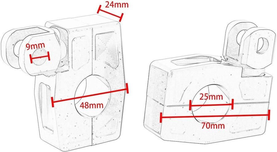 Senza Marchio Engine Guard Highway Voetsteunen Voetsteun Pedaal Zwart Voor Harley Touring Sportster XL Dyna Softail Voetsteunen (Color : Black 25mm)