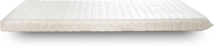 Senza Marchio EvergreenWeb eenpersoons matras 90 x 200 cm van milieuvriendelijk waterschuim hoogte 10 cm ideaal voor eenpersoonsbed slaapbank of opklapbed orthopedisch met mijtdichte overtrek ademend