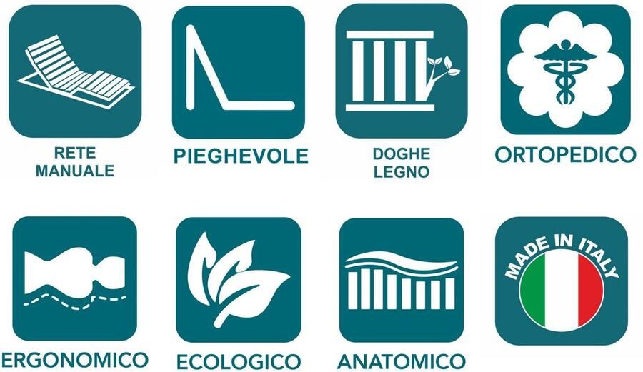 Senza Marchio EvergreenWeb Lattenbodem voor tweepersoonsbed 140 x 195 cm met lattenbodem van hout handmatig optillen hoofd- en poten inklapbaar orthopedisch hardheidsversteller inclusief poten versterkt