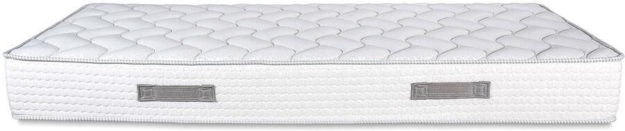 Senza Marchio EVERGREENWEB Matras Eenpersoons 90x195 van Koudschuim 20 cm hoog met Orthopedisch Memory Foam Kussen Bekleding Wit MASSEREND effect Mijtbestendig voor alle bedbodems of Eenpersoonsbedden Fashion