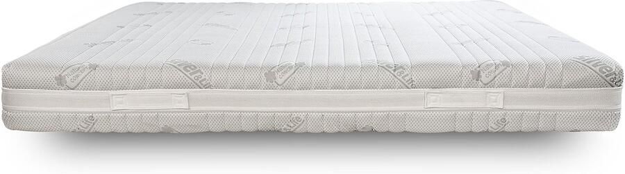 Senza Marchio EVERGREENWEB Tweepersoonsbed matras 180 x 200 cm hoog 20 cm orthopedisch van traagschuim en waterschuim dubbel comfort zomer- en winterzijde afneembare overtrek + paar kussens gratis