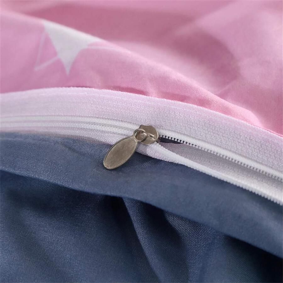 Senza Marchio Fansu Bedding microvezel dekbedovertrekset 4-delige beddengoedset comfortabel zacht duurzaam inclusief bedlaken kussensloop hoge kwaliteit eenpersoonsbed tweepersoonsbed kingsize (200 x 230 cm wolk)