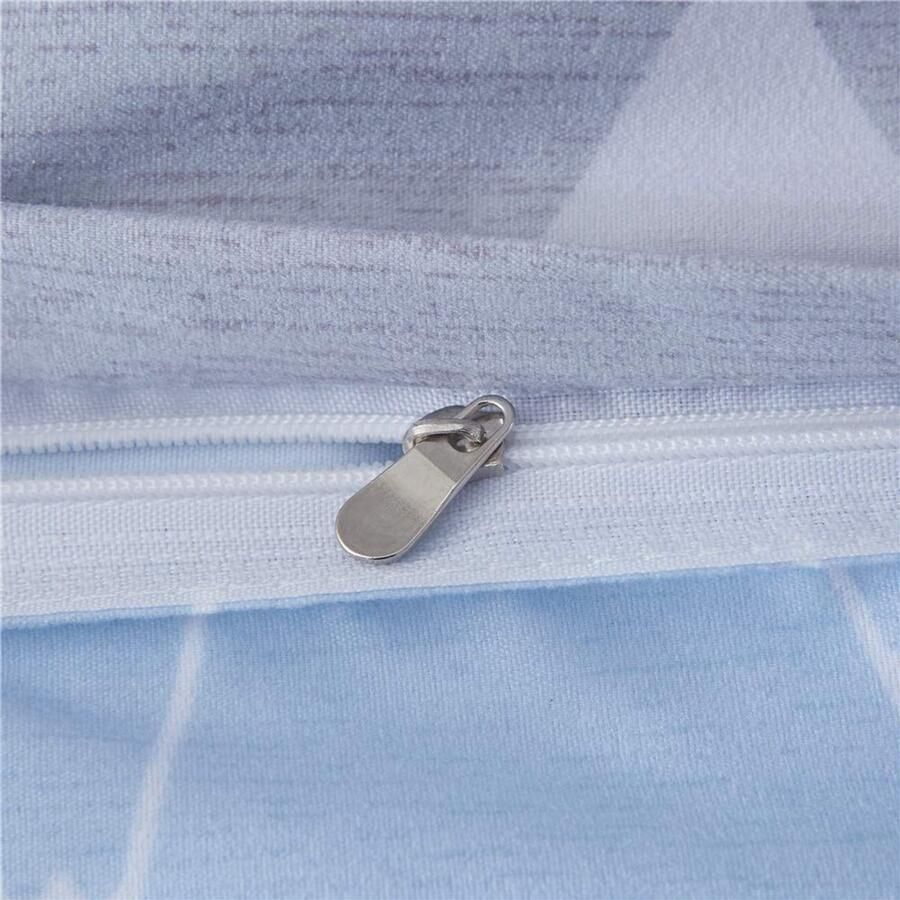 Senza Marchio Fansu Dekbedovertrek Bed Set 4 Stuk Moderne Cartoon 100% Microfiber Beddengoed met Dubbele King Single Size Flat Sheet Dekbedovertrek Kussenslopen (150x200cm-1.5M Mr. Rabbit)