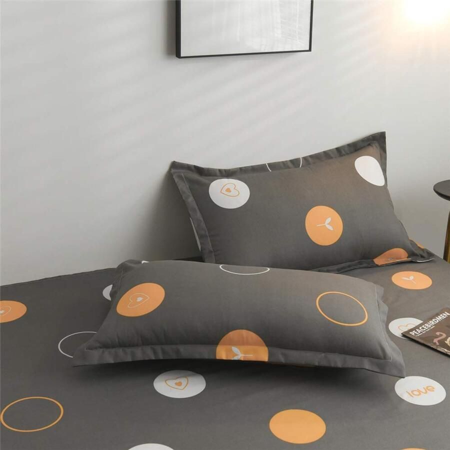 Senza Marchio Fansu Dekbedovertrek Set Beddengoed Sets voor Dubbele King Eenpersoonsbed 4 Stuk Dekbed Set 2 x Kussenslopen 1 x Dekbedovertrek 1 x Flat Sheet (Double-200x200cm Klassiek modern)