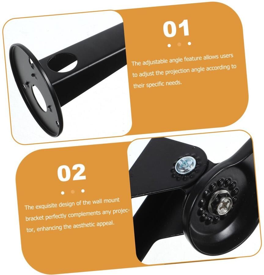 Senza Marchio Gadpiparty Muurbeugel Voor Projectoren Projectorbevestiging Aan De Muur Wandplank Voor Projectorhouder Projectorstandaard Muur Projectorplank Webcam Camera Op De Muur Gemonteerd Buikspieren