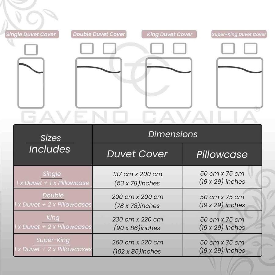 Senza Marchio Gaveno Cavailia Beddengoedset met dekbedovertrek en kussensloop omkeerbaar polyester-katoenmengweefsel Ellis meerkleurig tweepersoonsbed polycotton