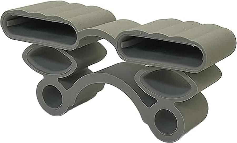 Senza Marchio Generisch Set van 10 doppen voor bevestiging van latten in lattenbodem (116_36x32x8 5 mm (Duo))