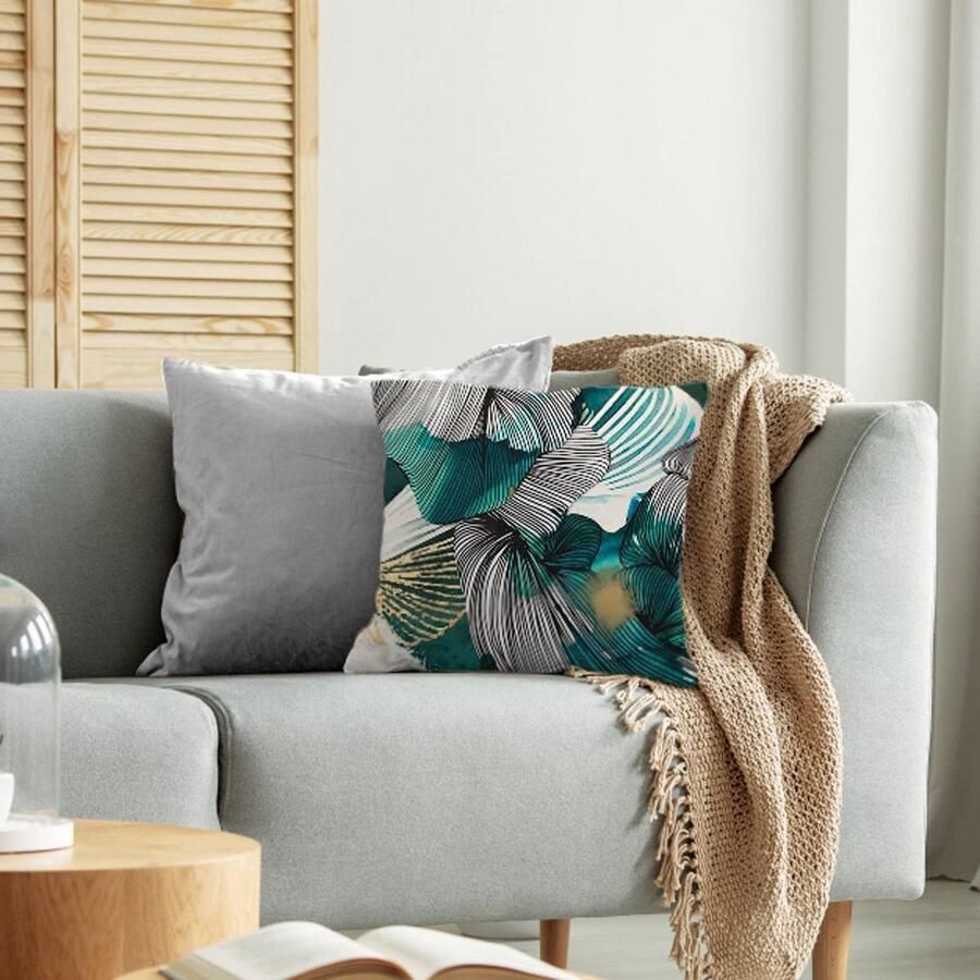 Senza Marchio Green Pattern Abstract Home Decor Pillow Sofa Cushion Cover Pillowcase Home Sofa Hanging Chair Pillow Car Seat Cushion Coreless 95sCloud-1 (D One Size)