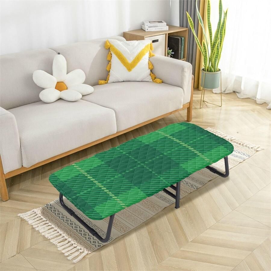 Senza Marchio Groene tartan plaid kinderen reizen laken wasbaar kinderbedlaken voor baby reizen bed voor kleine ruimtes camping bed 50 ' x 25' (bed niet inbegrepen)