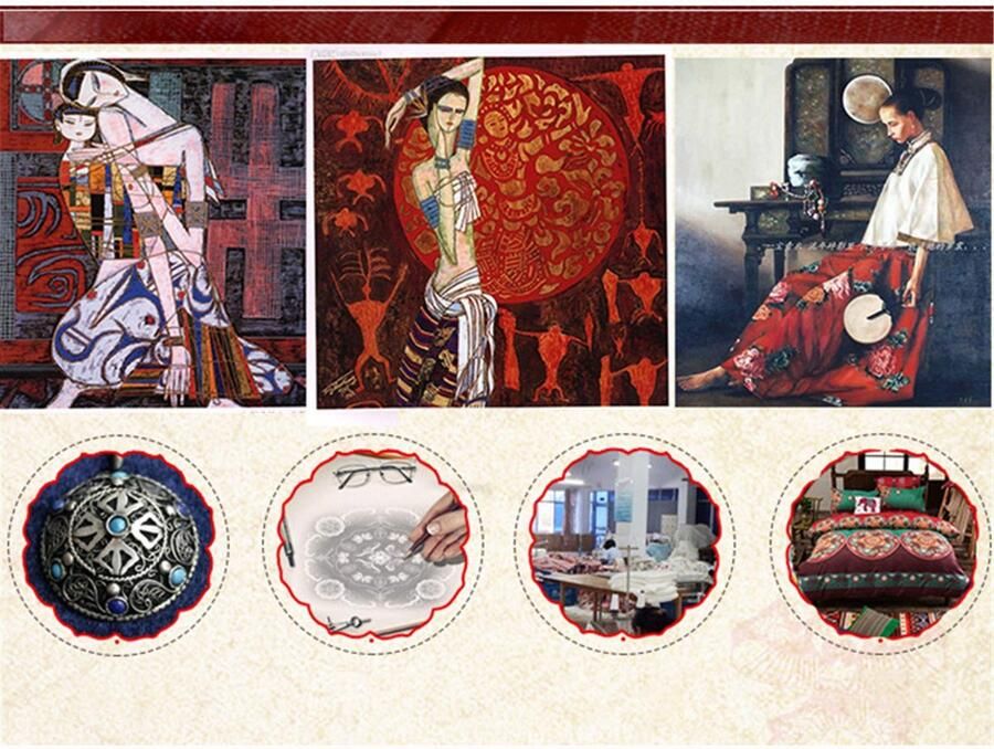 Senza Marchio GZZBMY Bohemian Bedsprei Dekbedovertrek Set Zachte Microfiber Bed Set met Dekbedovertrek en kussen Boho Bedrukt Gewatteerde Sprei Coverlet voor het hele seizoen Slaapkamer Hotel Beddengoed Set (Bruin 200 * 230cm)