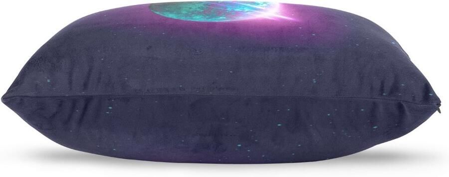 Senza Marchio hengpai Ruimte Retro Wave Planet Lange Kussenslopen Katoen Fluweel Decoratieve Kussensloop voor Bank Beddengoed