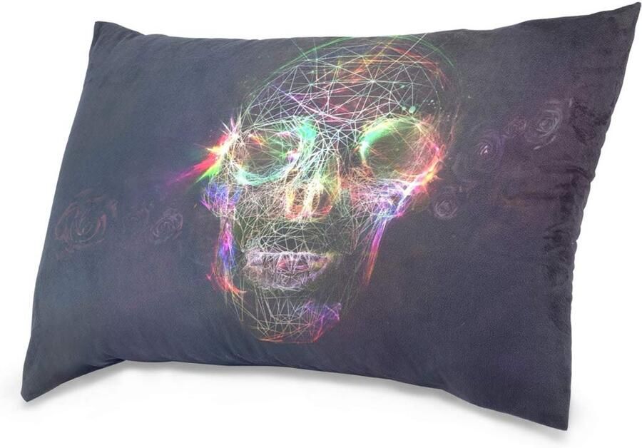 Senza Marchio hengpai Zeemeermin Lange Kussenslopen Katoen Fluweel Decoratieve Kussensloop voor Bank Beddengoed