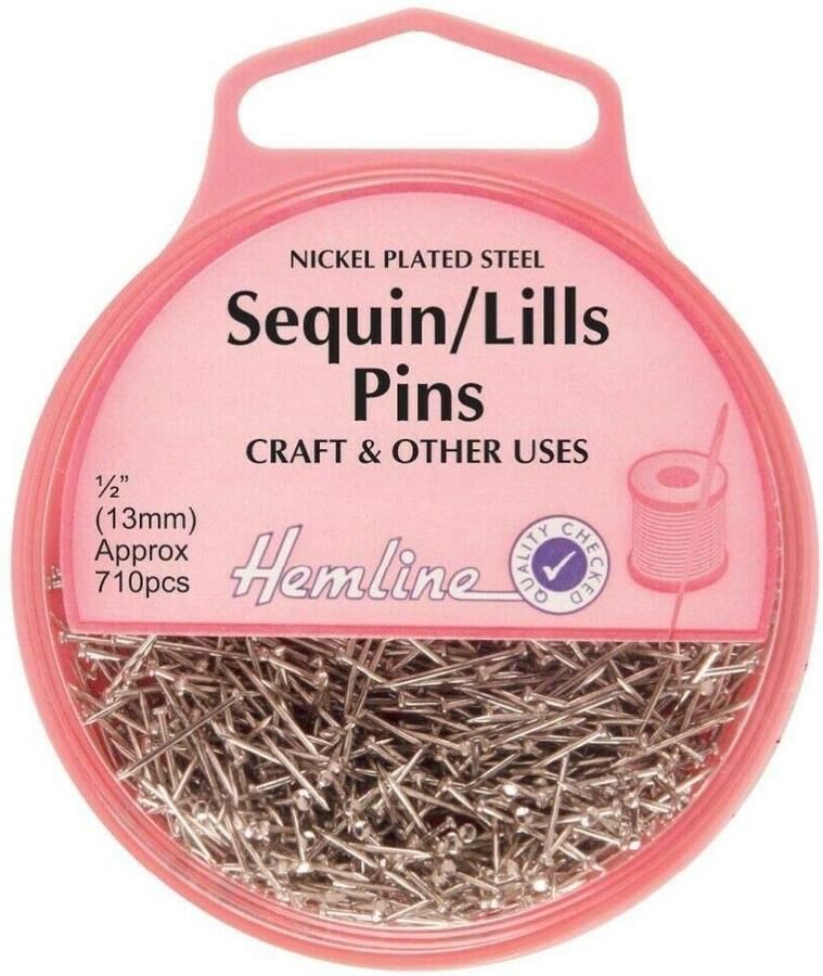 Senza Marchio High-Q ALLE TYPE PINS Roestvrij Twist Glas Messing Nikkel Staal Korte Lange Quilting Bruids 710 stks 13 mm SEQUIN LILLS PINS (Pack 1)