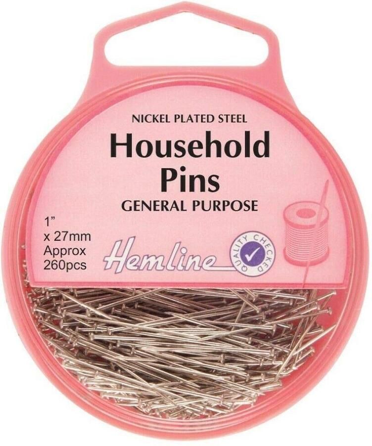 Senza Marchio High-Q ALLE TYPE PINS Roestvrij Twist Glas Messing Nikkel Staal Korte Lange Quilting Bruids 300pcs 26mm HOUSEHOLD PINS H705 (Pack 1)