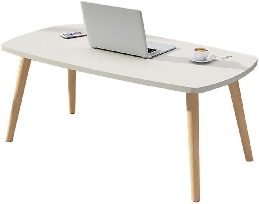 Senza Marchio Home Source Coffee Table Walnut Effect Cube Square End Lamp Side Table Spaanplaat 120 X 60 X 42.5 Cm Nesting Tables (Color : B Size : 120x60cm)