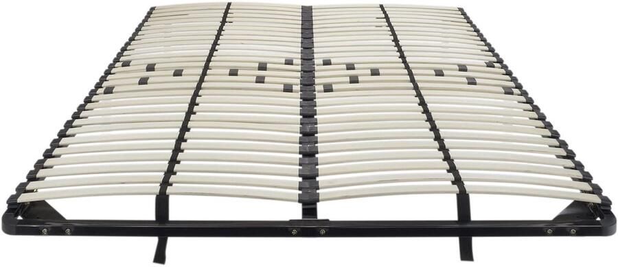 Senza Marchio i-flair Lattenbodem 200 x 200 cm lattenbodem met 56 verende houten latten en middenzone-verstelling geschikt voor alle matrassen