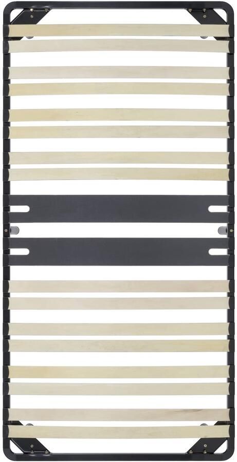 Senza Marchio i-flair Metalen bed lattenbodem 90 x 200 cm logeerbed op poten met opbergruimte lattenframe Ergo IF28 geschikt voor alle bedden