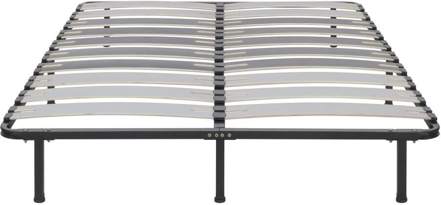 Senza Marchio i-flar metalen bed dek lattenbodem op poten (140x190 cm)