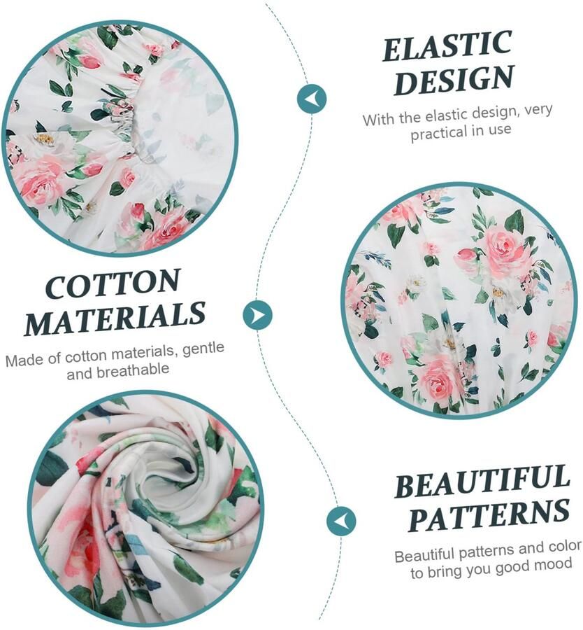 Senza Marchio ifundom Wieg Matrashoes Bed Protector Voor Babykamer Beddengoed Cover Voorzien Matrashoes Mini Cribs Babymandewieg Matras Pad Jongen Hoeslaken Gebreide Polyester Stof Peuter