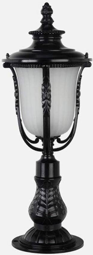 Senza Marchio IIFAS Europese Victoriaanse Outdoor Lantaarn van de Tuin buitenmuur Decking Lamp IP55 Waterdichte buiten het tafelblad verlichting for Company binnenplaatsdeur post van de lamp Stadion (Color : Zwart