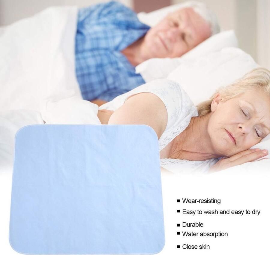Senza Marchio Incontinentie Bed Pads 18X24 Inch Waterdichte Onderpad Stoel Herbruikbare Onderpad Wasbare Waterdichte Kinderen Volwassen Incontinent Pad