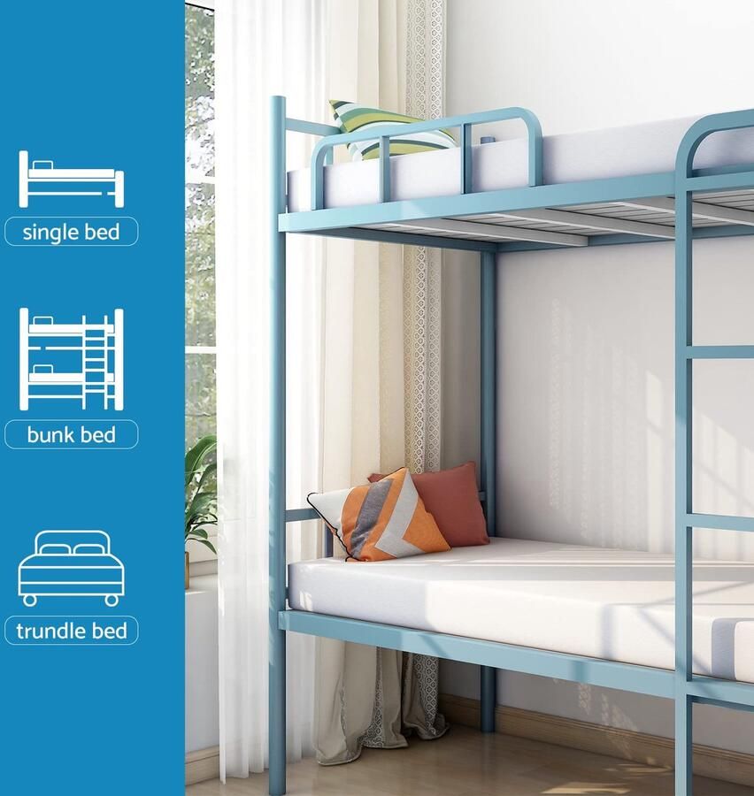 Senza Marchio IULULU Volledige matras 15 cm traagschuimmatras in een doos volledige grootte voor stapelbed medium stevig CertiPUR-US gecertificeerd gemaakt in de VS wit