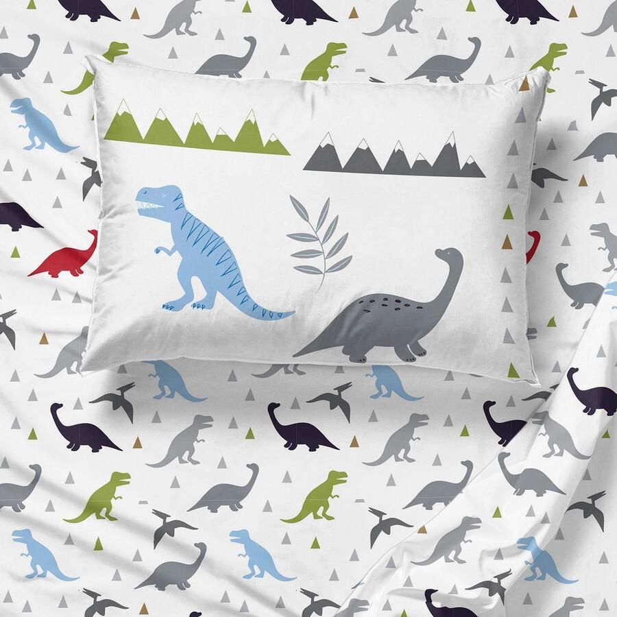 Senza Marchio Jay Franco Trend Collector Dinosaur Roar 4 Piece Toddler Bed Set Includes Comforter & Sheet Set Super Soft Fade Resistant Microfiber Bedding