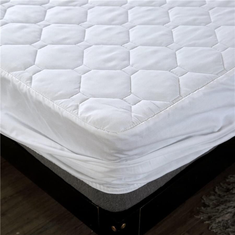 Senza Marchio JIANINGHOME Matrasbeschermer Sprei Stofdicht Gewatteerde Dikker Warm Beddenlaken Sprei Wasbaar Reliëf Pad Huishoudelijk Textiel 100x190 kaki Extra diepe rok Hoeslaken Stijl Bed Cover