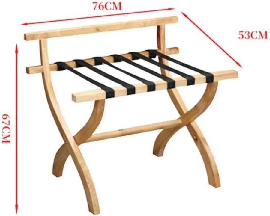 Senza Marchio Kofferrek Bagagerek Kofferstandaard Hotels En Hotels Verzamelen Matrassen En Plaatsen Houten Bagagerekken For Kleding