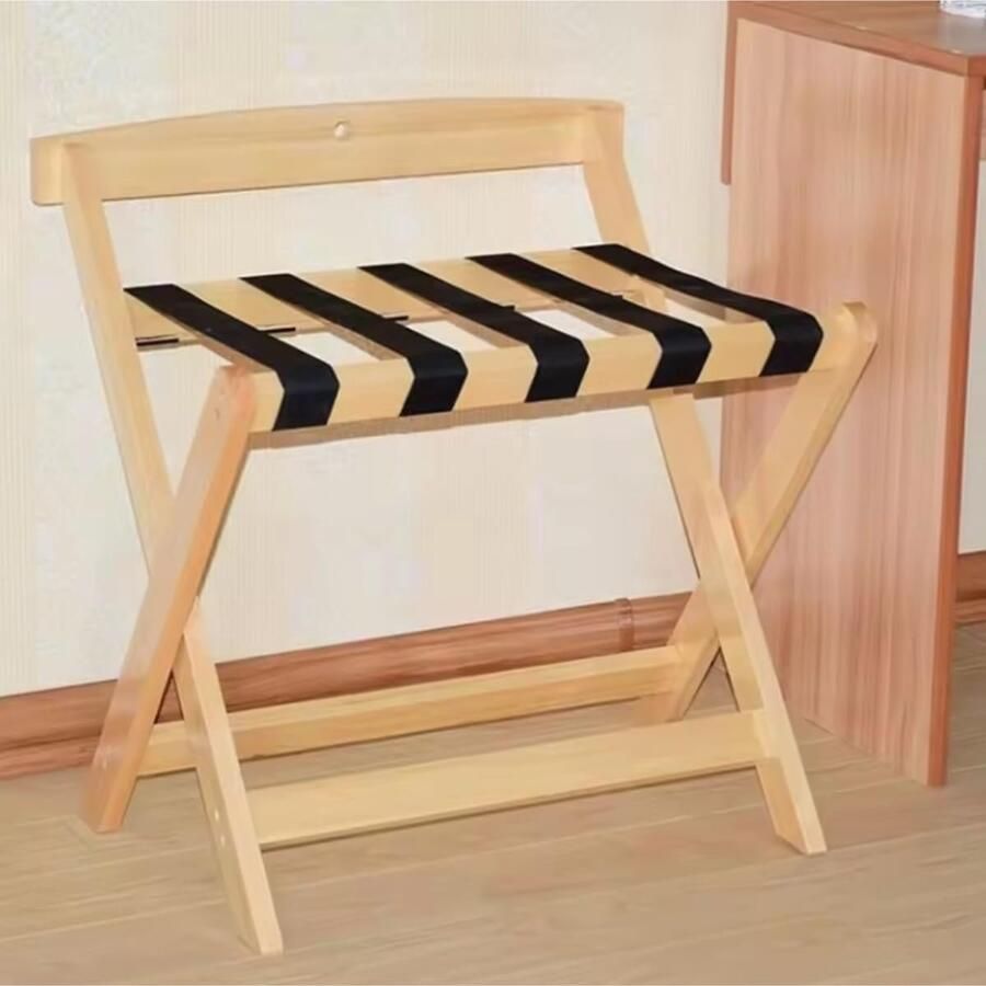 Senza Marchio Kofferrek Bagagerek Kofferstandaard Multifunctioneel Bagagerek Hotel Thuis Maakt Gebruik Van Bamboehout Opklapbaar Slaapkameropbergrek Eenvoudig Bagagerek