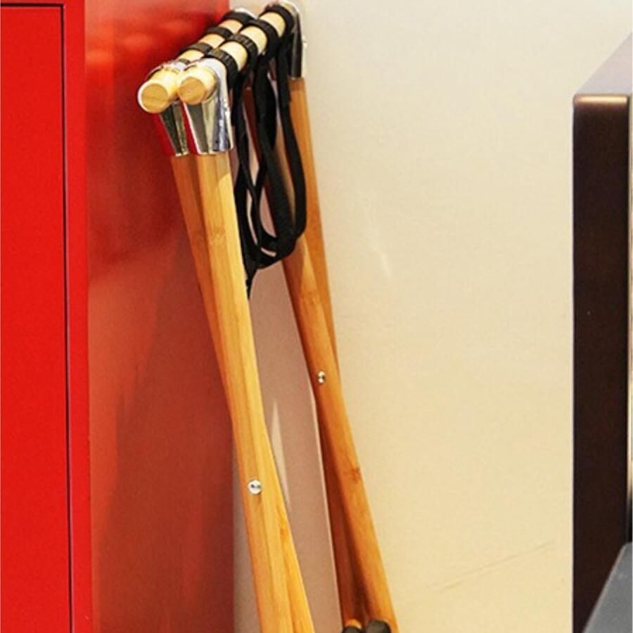 Senza Marchio Kofferstandaard Bamboe Kampeerbagagerek For Buiten Massief Houten Hotel Opvouwbaar Bagagerek Kofferrek Inklapbaar