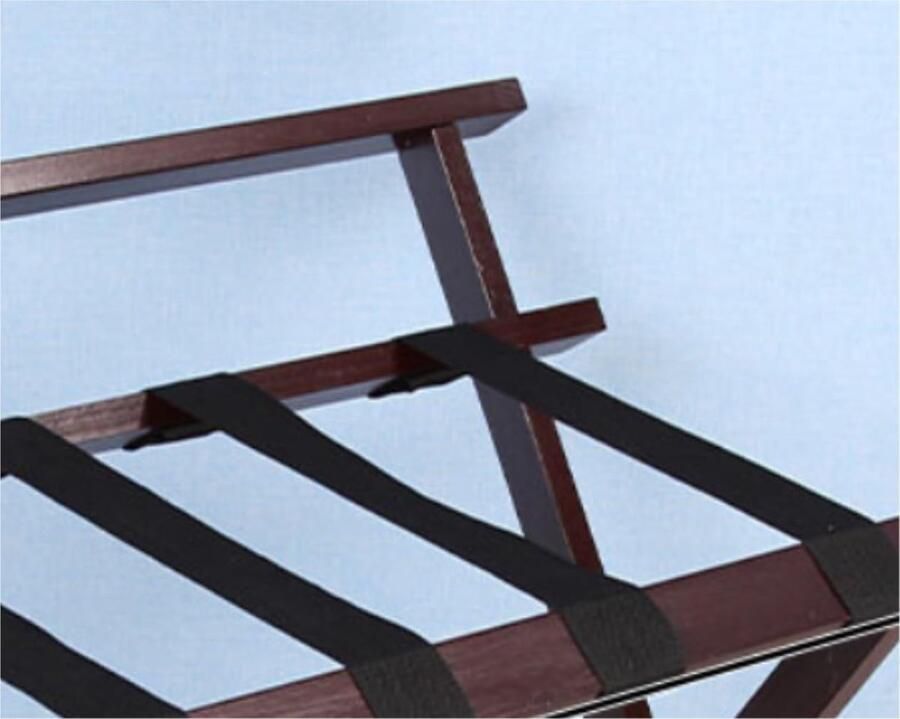 Senza Marchio Kofferstandaard Hotel Opvouwbaar Bagagerek Gastenkamer Massief Houten Rek Thuis Slaapkamer Opbergrek Gastgezin Bagagerek Kofferrek Inklapbaar