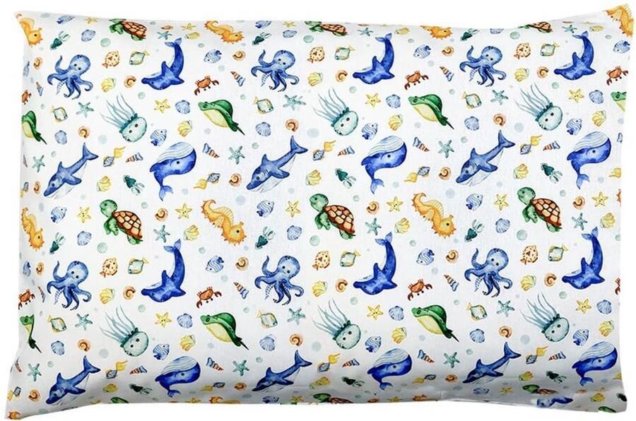 Senza Marchio Kussensloop voor babybed SEBASTIAN 30 x 40 cm cadeau-idee (zee)