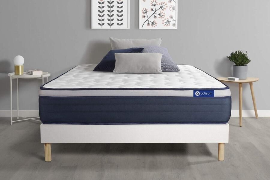 Senza Marchio Lattenbodem en Actimemo max matras 160x200cm matrasdikte : 26 cm traagschuim stevig 7 comfortzones
