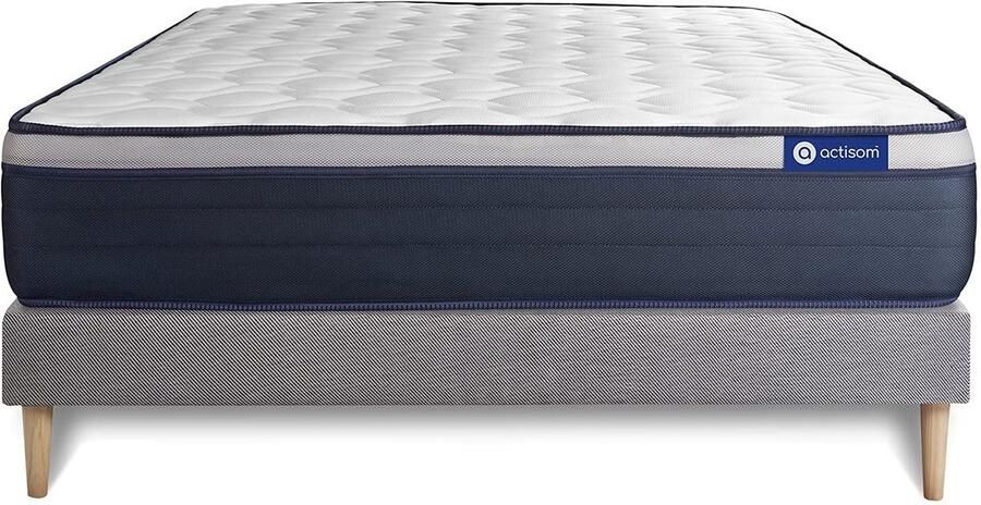Senza Marchio Lattenbodem en Actimemo max matras 180x200cm matrasdikte : 26 cm traagschuim stevig 7 comfortzones
