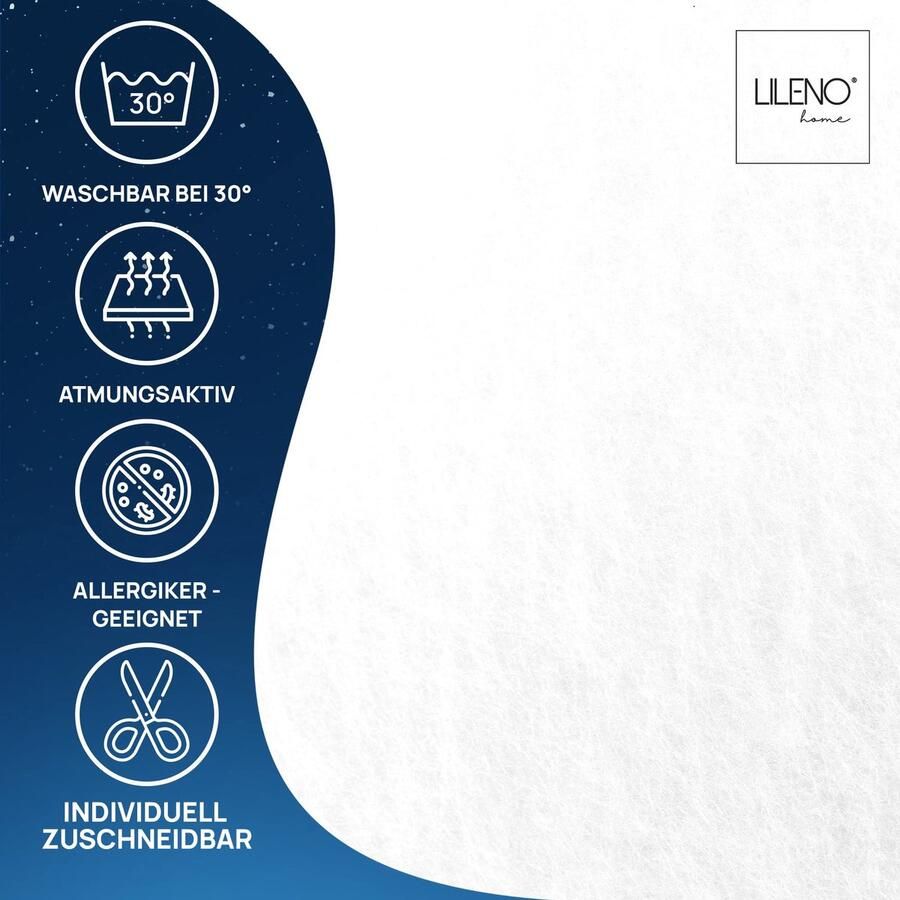 Senza Marchio LILENO HOME Antislip matras voor lattenbodem (160 x 200 cm) dunne matrasbeschermer voor matras antislip vlies als matrasstopper wasbaar