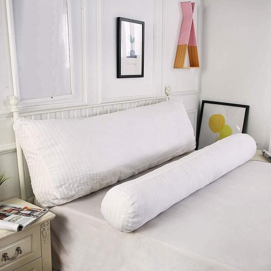 Senza Marchio LSRRYD Uitneembare Bedzijde rugkussens Lezen Kussen Slaapbank bed Gestoffeerde Headboard Zachte Tatami Dubbele Grote Lumbar ondersteuning kussen