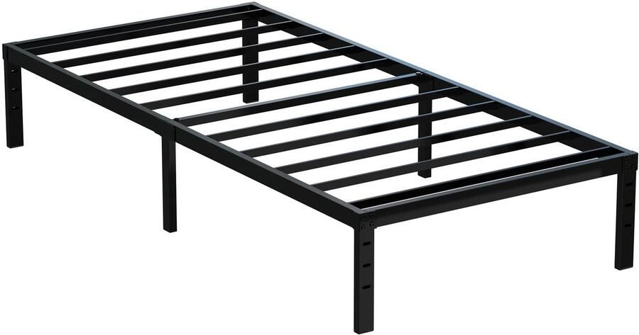 Senza Marchio Maenizi XL Twin Bed Frame Geen BoxSpring Nodig 30 5 cm Heavy Duty Metalen Twin XL Platform Bed Frame Ondersteuning Tot 2200 LB Eenvoudige Montage Geluidsvrij Zwart